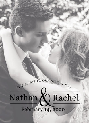 Custom Welcome to Our Wedding Sign