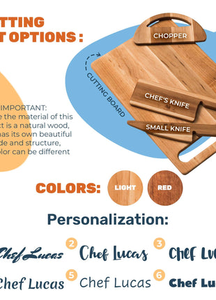 Safe Cutting Board and Knives