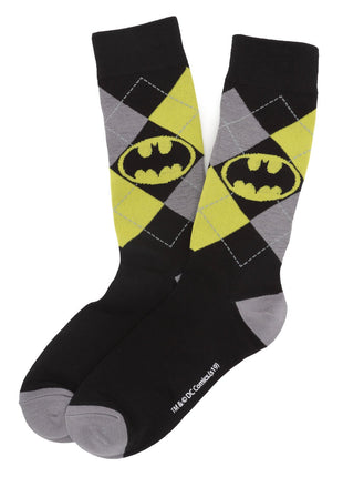 DC Batman Argyle Classic Sock