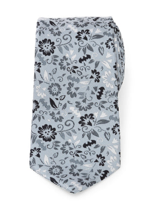 DC Batman Patterned Floral Blue Men's Tie