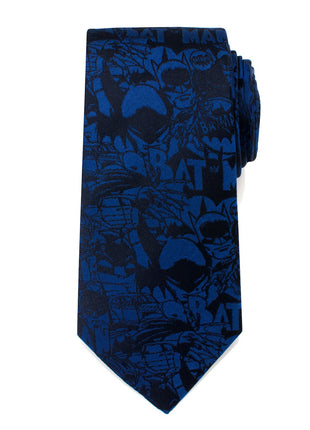 DC Batman Comic Blue Tie