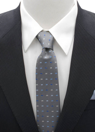 DC Batman Icon Gray Mens Tie
