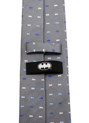 DC Batman Icon Gray Mens Tie