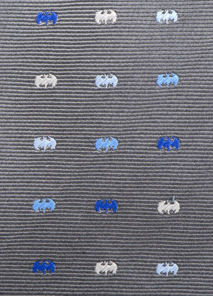 DC Batman Icon Gray Mens Tie