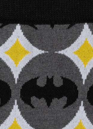 DC Batman Circle Gray Black Men's Socks