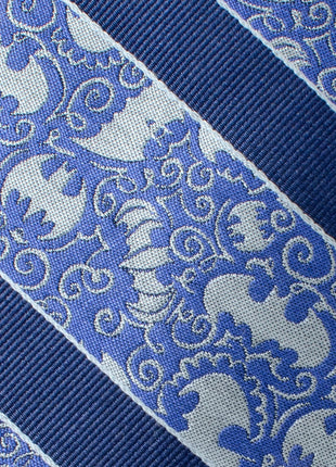 DC Batman Stripe Multi Emblem Blue Men's Tie