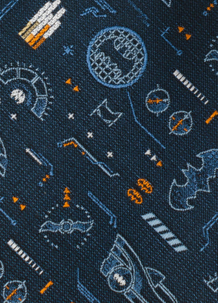 DC Batman Batmobile Black Men's Tie