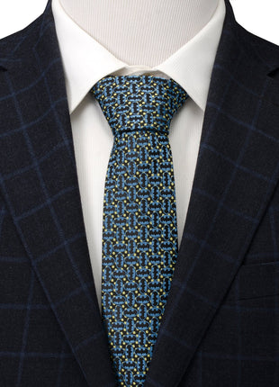 DC Batman Emblem Multi Black Men's Tie