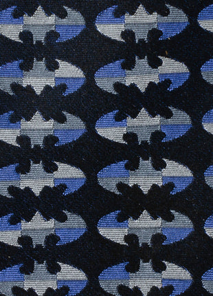 DC Batman Blue Blocked Black Men's Tie
