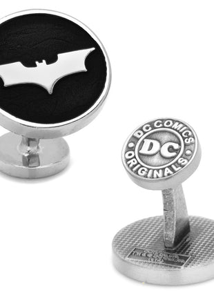 DC Batman Dark Knight Recessed Black Cufflinks