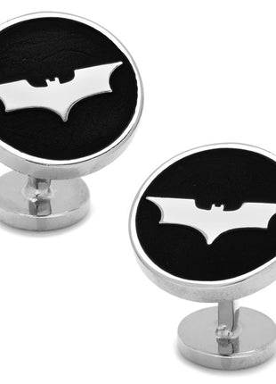 DC Batman Dark Knight Recessed Black Cufflinks