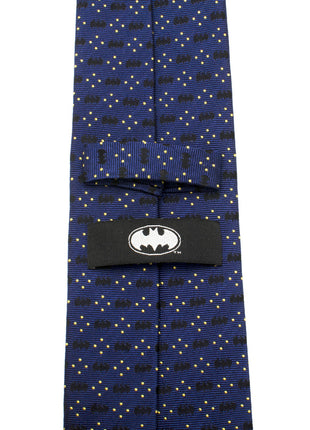 DC Batman Icon Diamond Dot Navy Mens Tie