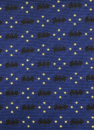 DC Batman Icon Diamond Dot Navy Mens Tie