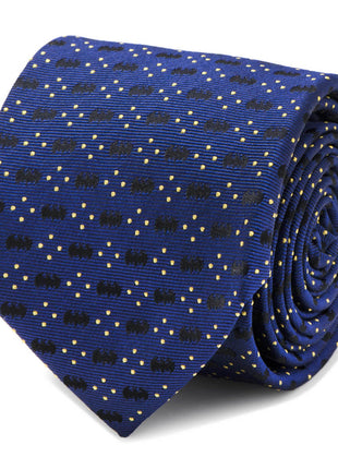 DC Batman Icon Diamond Dot Navy Mens Tie