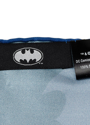 DC Batman Multi Motif Blue Pocket Square
