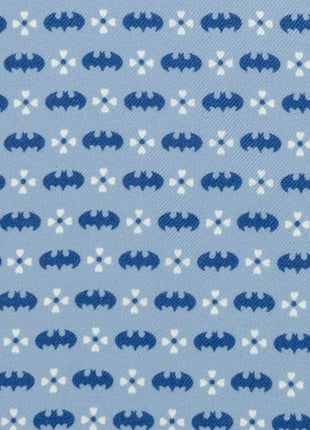 DC Batman Multi Motif Blue Pocket Square