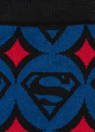 DC Superman Circle Motif Blue Men's Socks