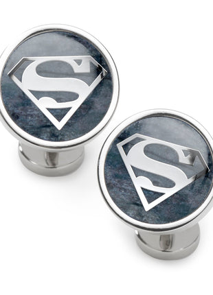 DC Superman Navy Gemstone Cufflinks