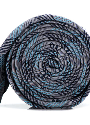DC Superman Gray Plaid Tie