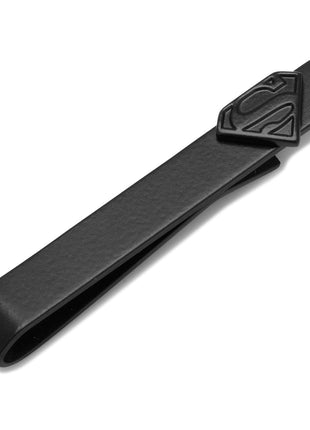 DC Superman Black Tie Bar