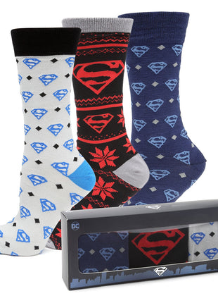 DC Superman 3 Pair Sock Gift Set