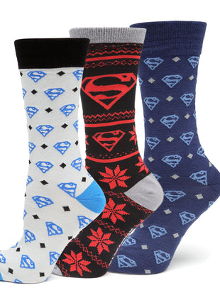 DC Superman 3 Pair Sock Gift Set