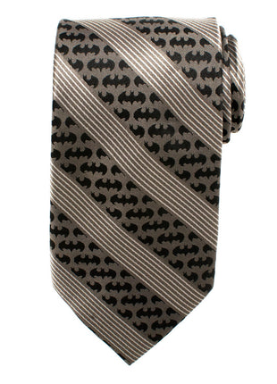 DC Batman Black Pinstripe Tie
