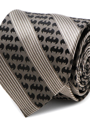 DC Batman Black Pinstripe Tie