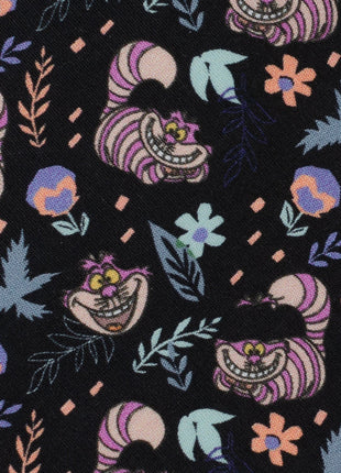 Disney Alice in Wonderland Cheshire Cat Black Men's Tie