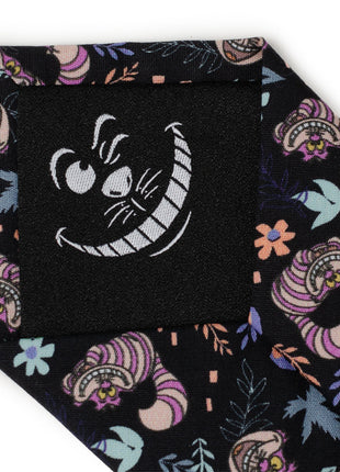 Disney Alice in Wonderland Cheshire Cat Black Men's Tie