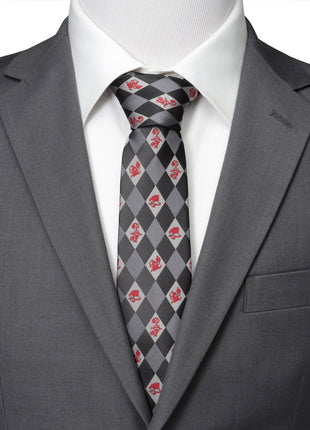 Disney Alice in Wonderland Gray Men's Tie