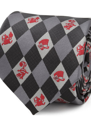 Disney Alice in Wonderland Gray Men's Tie