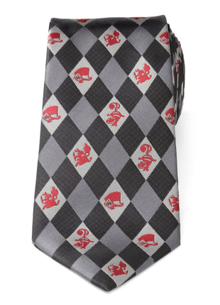 Disney Alice in Wonderland Gray Men's Tie