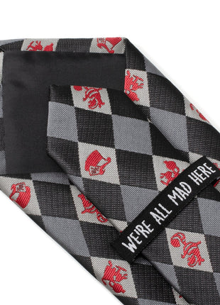 Disney Alice in Wonderland Gray Men's Tie