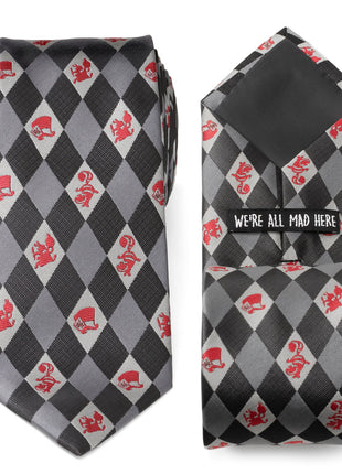 Disney Alice in Wonderland Gray Men's Tie