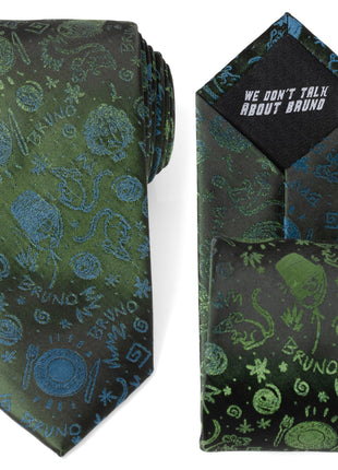 Disney Encanto Bruno Multi Black Men's Tie