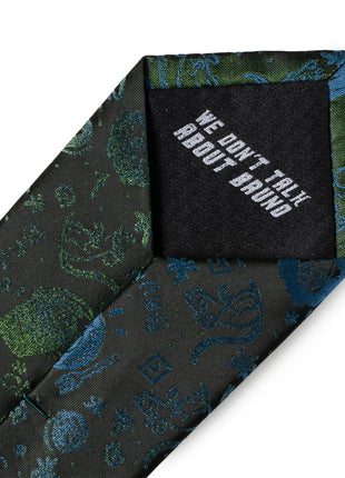 Disney Encanto Bruno Multi Black Men's Tie