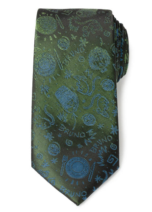 Disney Encanto Bruno Multi Black Men's Tie