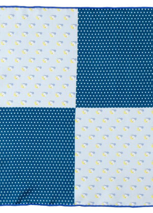 Disney Donald Duck Blue Pocket Square