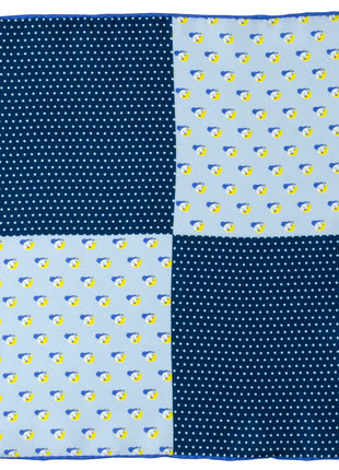 Disney Donald Duck Blue Pocket Square