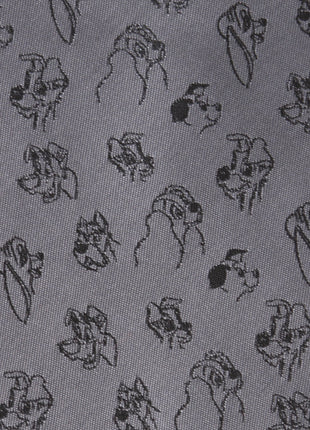 Disney Dogs Gray Men's Tie