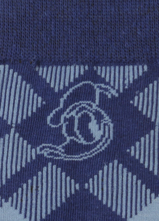 Disney Donald Duck Plaid Socks and Mickey Mouse Blue Lapel Pin Gift Set