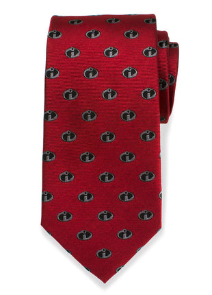 Disney Pixar The Incredibles Logo Red Men's Tie