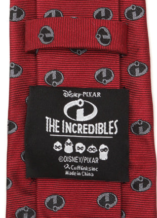 Disney Pixar The Incredibles Logo Red Men's Tie