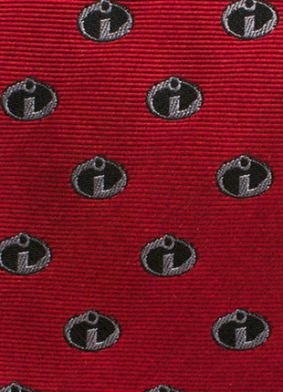 Disney Pixar The Incredibles Logo Red Men's Tie