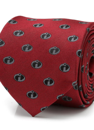Disney Pixar The Incredibles Logo Red Men's Tie