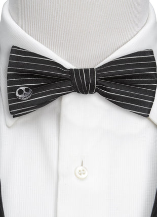 Disney The Nightmare Before Christmas Jack Skellington Striped Men's Bow Tie