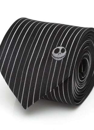 Disney The Nightmare Before Christmas Jack Skellington Striped Men's Tie