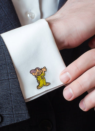 Disney Snow White Dopey & Doc Cufflinks
