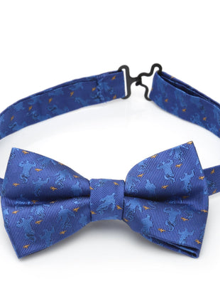 Disney Aladdin Genie Scattered Blue Big Boys' Bow Tie